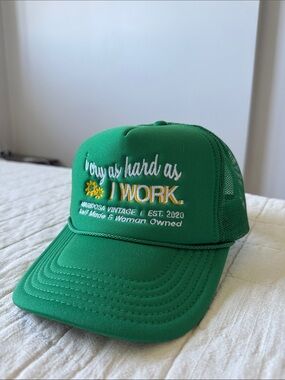 Vintage Green Trucker Hat